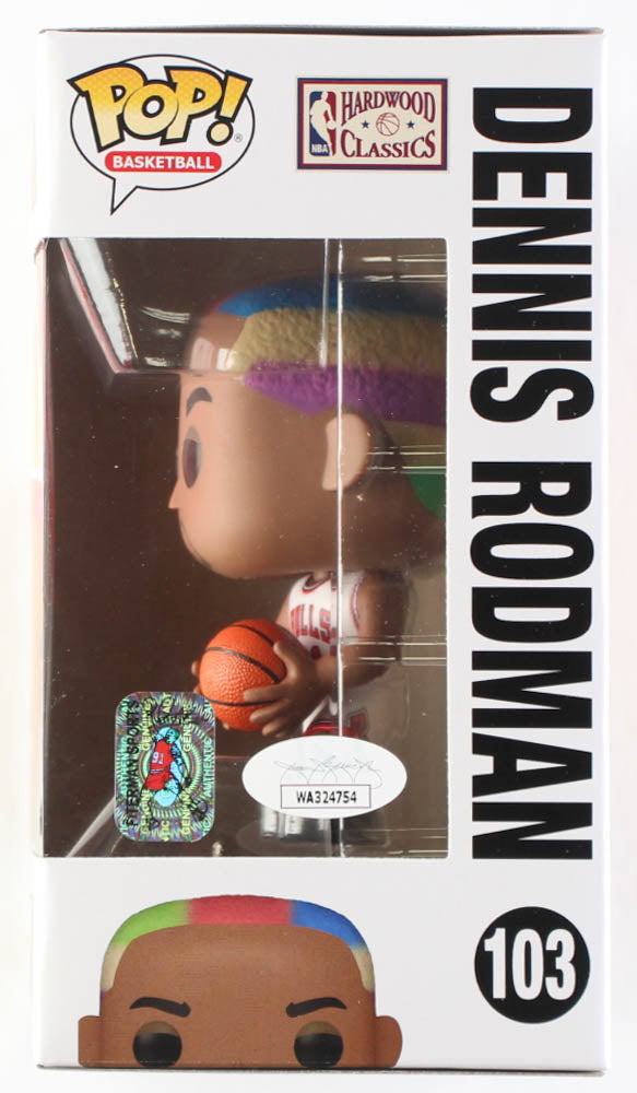 Dennis Rodman Signed Bulls #103 Funko Pop! Vinyl Figure (JSA & Rodman)