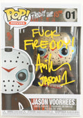 Ari Lehman Signed "Friday the 13th" #01 Jason Voorhees Funko Pop! Vinyl Figure Inscribed "F*** Freddy!" & "Jason 1" (JSA)