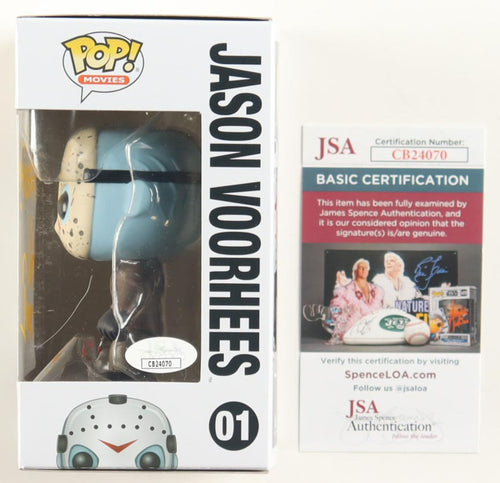 Ari Lehman Signed "Friday the 13th" #01 Jason Voorhees Funko Pop! Vinyl Figure Inscribed "F*** Freddy!" & "Jason 1" (JSA)
