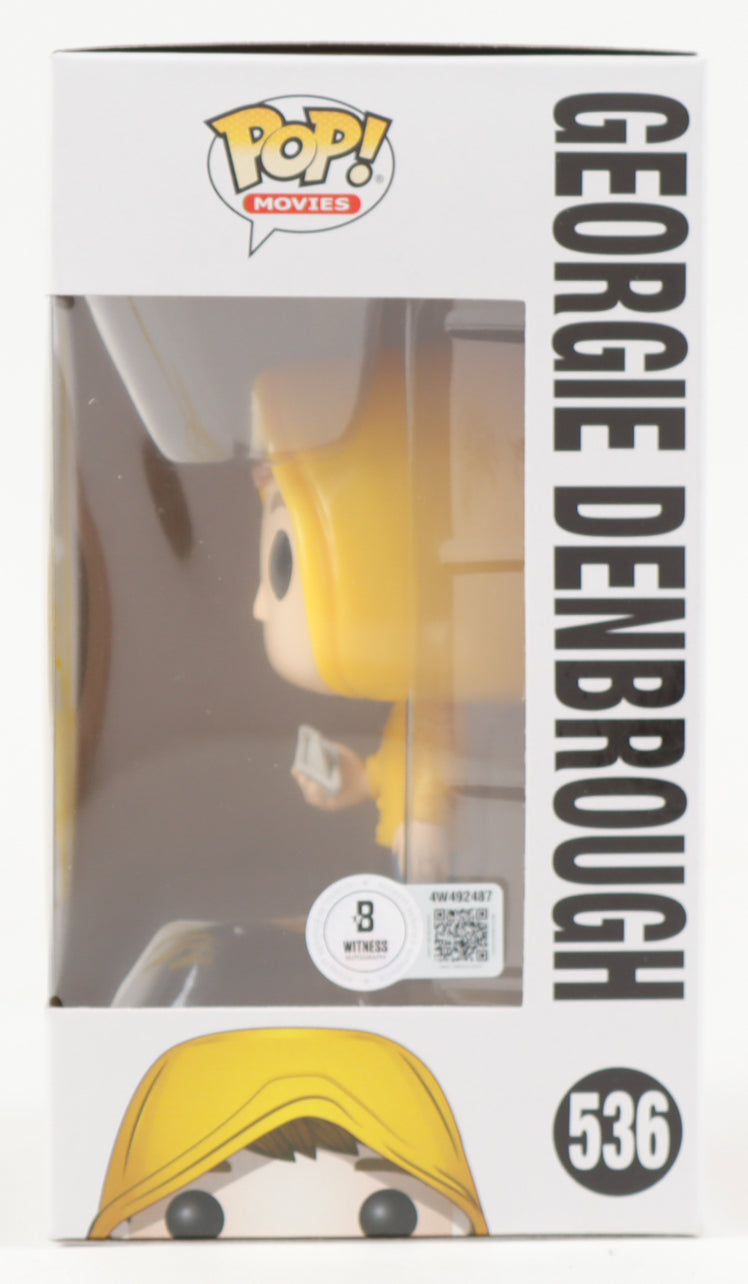 Jackson Robert Scott Signed "IT" #536 Georgie Funko Pop! Vinyl Figure (Beckett)