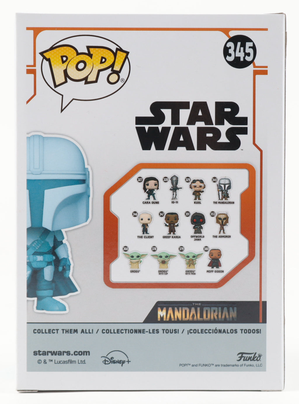 Brendan Wayne Signed "The Mandalorian" #345 Star Wars Funko Pop! (JSA)
