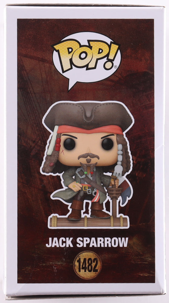Johnny Depp Signed "Pirates Of The Caribbean" #1482 Jack Sparrow Funko Pop! Vinyl Figure (Beckett)