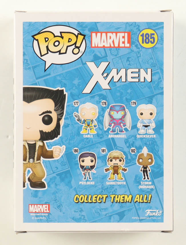 Hugh Jackman Signed "X-Men" #185 Logan Funko Pop! Vinyl Bobble-Head Figure (AutographCOA)