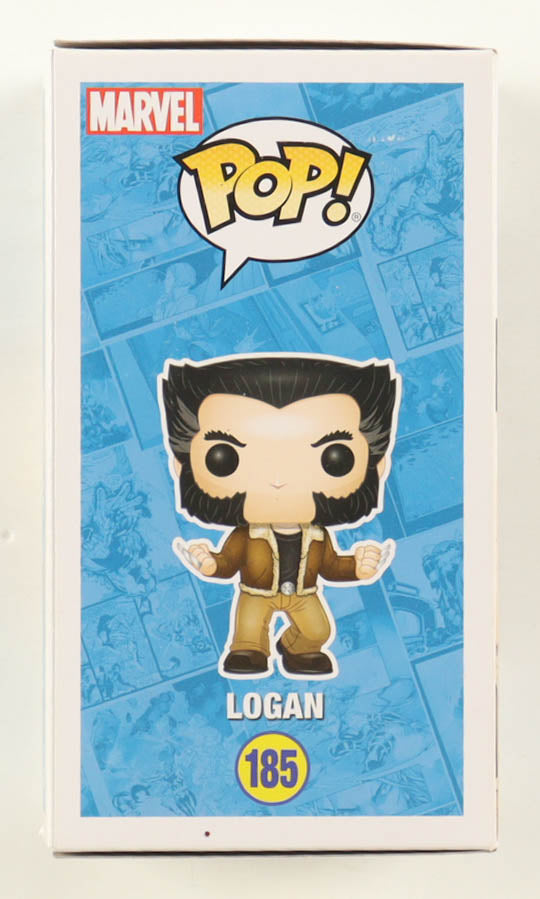 Hugh Jackman Signed "X-Men" #185 Logan Funko Pop! Vinyl Bobble-Head Figure (AutographCOA)