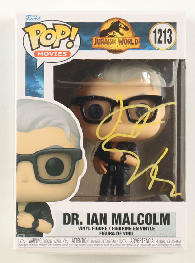 Jeff Goldblum Signed "Jurassic World Dominion" #1213 Dr. Ian Malcolm Funko Pop! Vinyl Figure (ACOA)