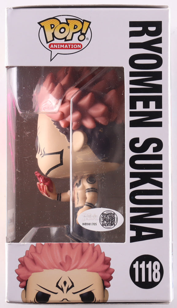 Ray Chase Signed "Jujutsu Kaisen" #1118 Ryomen Sukuna Funko Pop! Vinyl Figure (JSA)