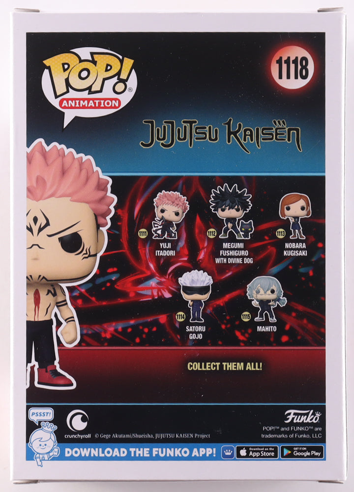 Ray Chase Signed "Jujutsu Kaisen" #1118 Ryomen Sukuna Funko Pop! Vinyl Figure (JSA)