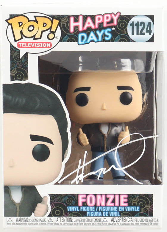 Henry Winkler Signed "Happy Days" #1124 Fonzie Funko Pop! Vinyl Figure (Schwartz)