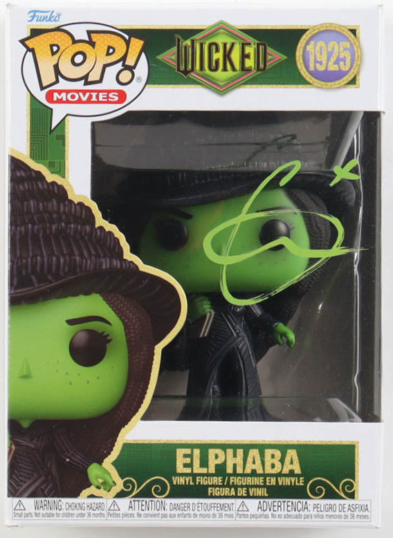 Cynthia Erivo Signed "Wicked" #1925 Elphaba Funko Pop! Vinyl Figure (Beckett)