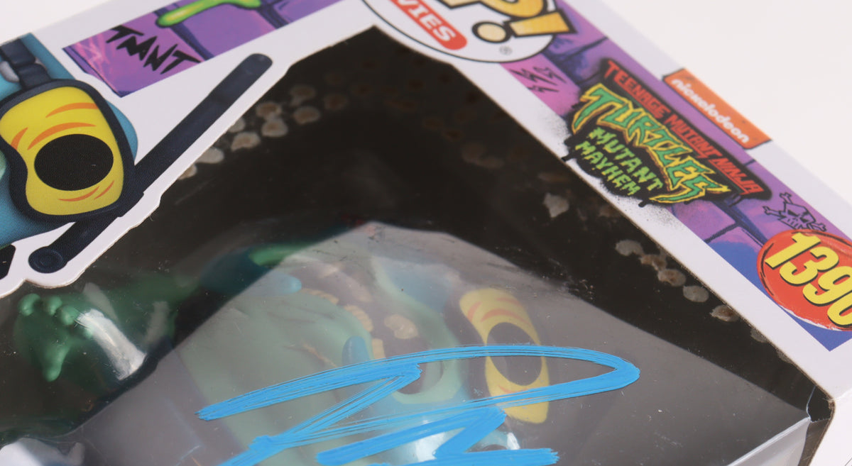 Post Malone Signed "Teenage Mutant Ninja Turles: Mutant Mayhem" #1390 Ray Fillet Funko Pop! Vinyl Figure (ACOA)