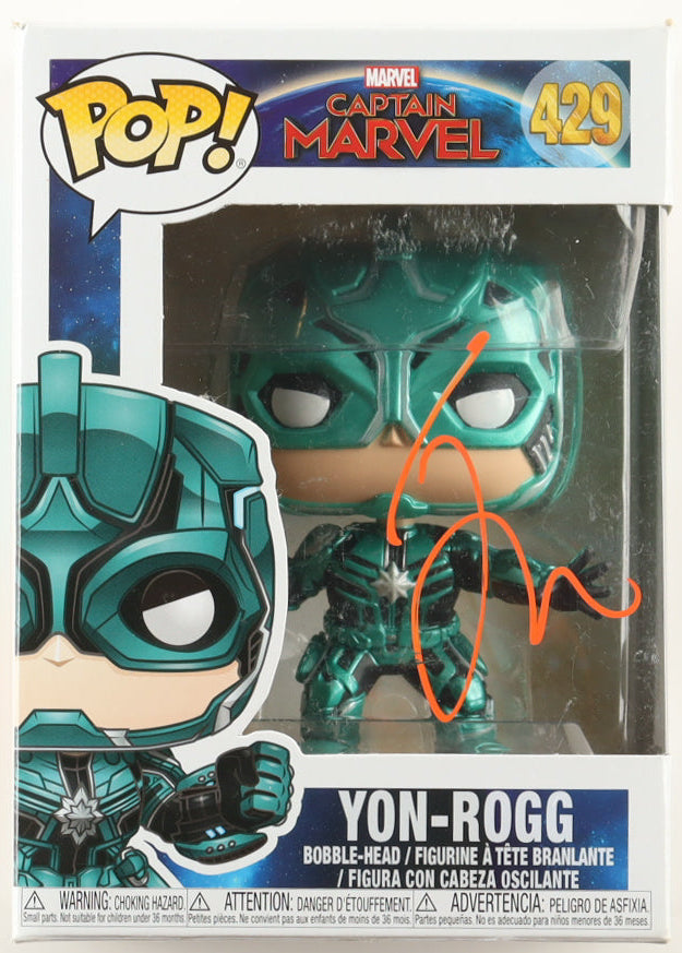 Jude Law Signed "Captain Marvel" #429 Yon-Rogg Funko Pop! Bobble-Head Vinyl Figure (AutographCOA)