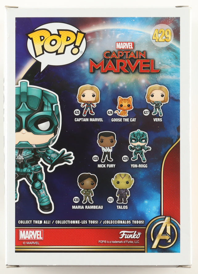 Jude Law Signed "Captain Marvel" #429 Yon-Rogg Funko Pop! Bobble-Head Vinyl Figure (AutographCOA)