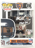 Mike Singletary Signed "Bears" #218 Funko Pop! Vinyl Figure Inscribed "HOF 98" (Beckett)