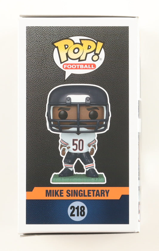 Mike Singletary Signed "Bears" #218 Funko Pop! Vinyl Figure Inscribed "HOF 98" (Beckett)
