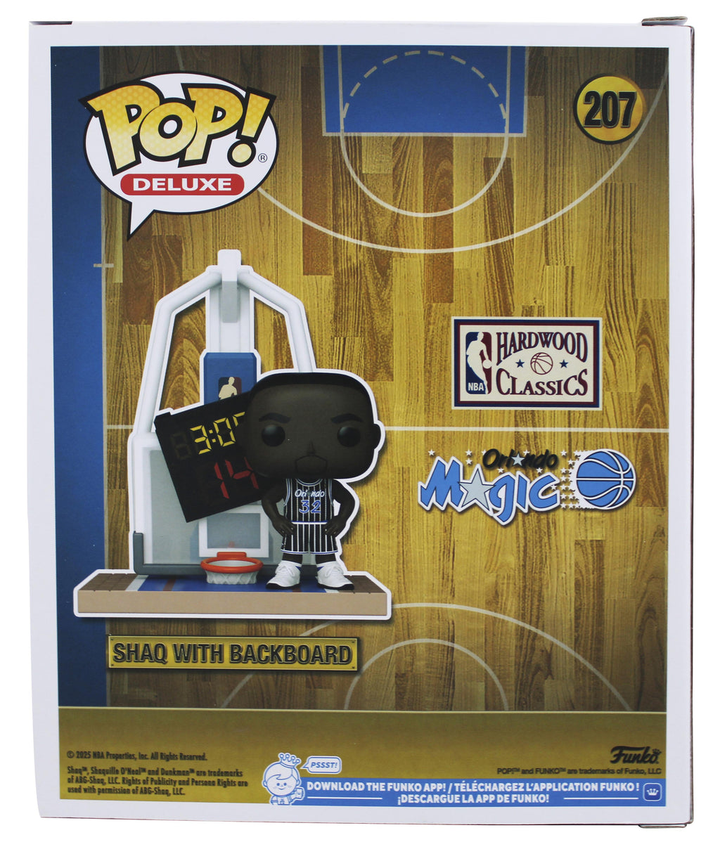 Shaquille O'Neal Signed Magic #207 Shaq With Backboard Funko Pop! Deluxe Vinyl Figure (Beckett)