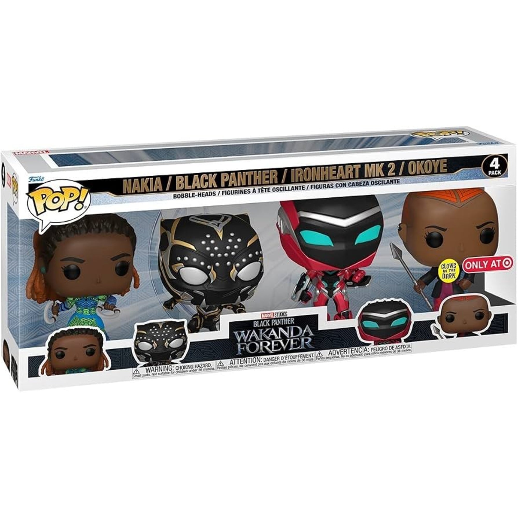 Funko Pop! Marvel Black Panther - Wakanda Forever 4 Pack Vinyl Figures
