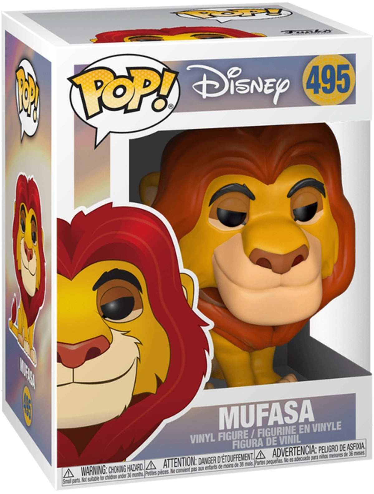 Funko Pop! Disney The Lion King - Mufasa Vinyl Figure #495