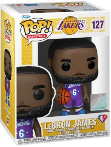 Funko Pop! NBA: Lakers - LeBron James Vinyl Figure #127