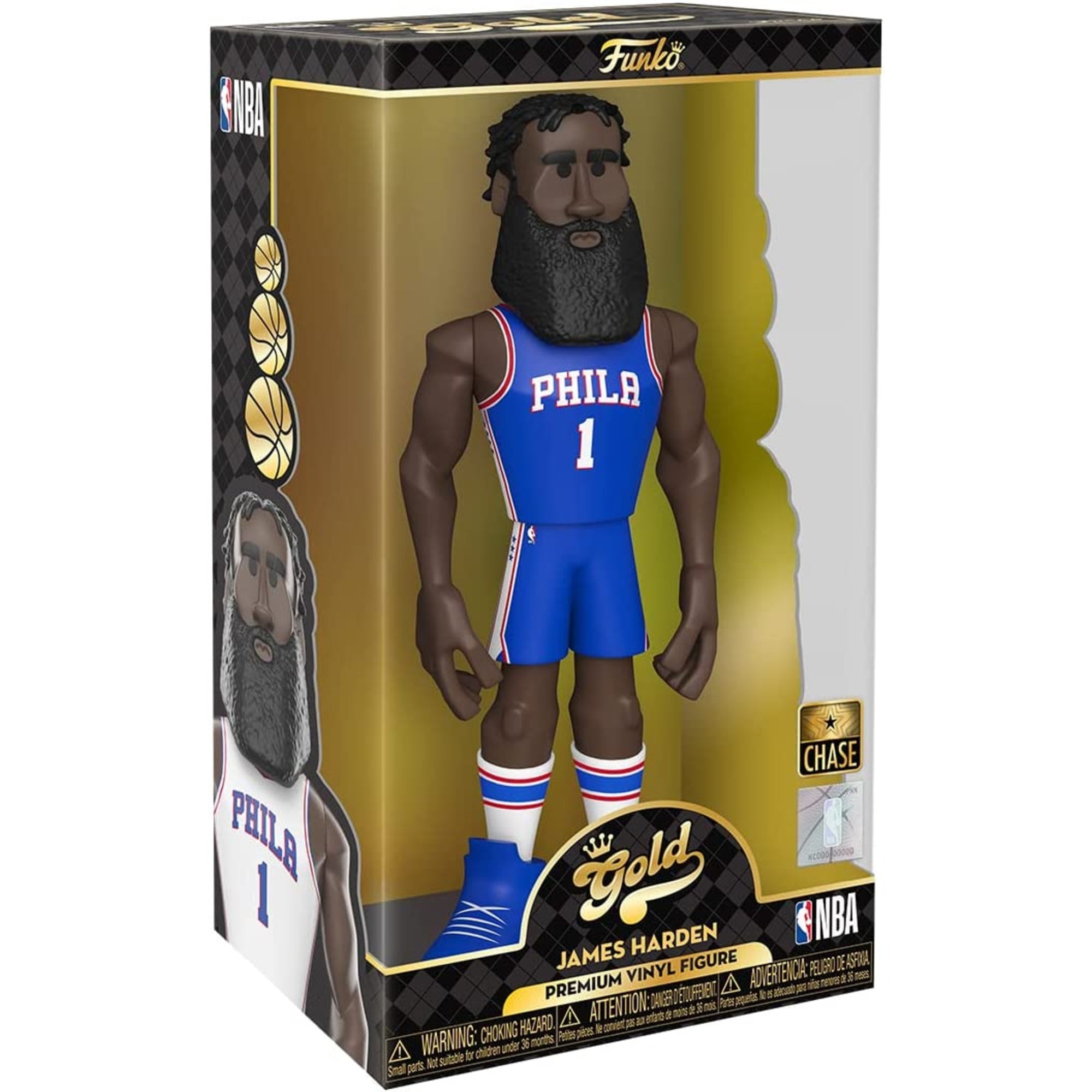 Funko Gold NBA - James Harden Chase Vinyl Figure