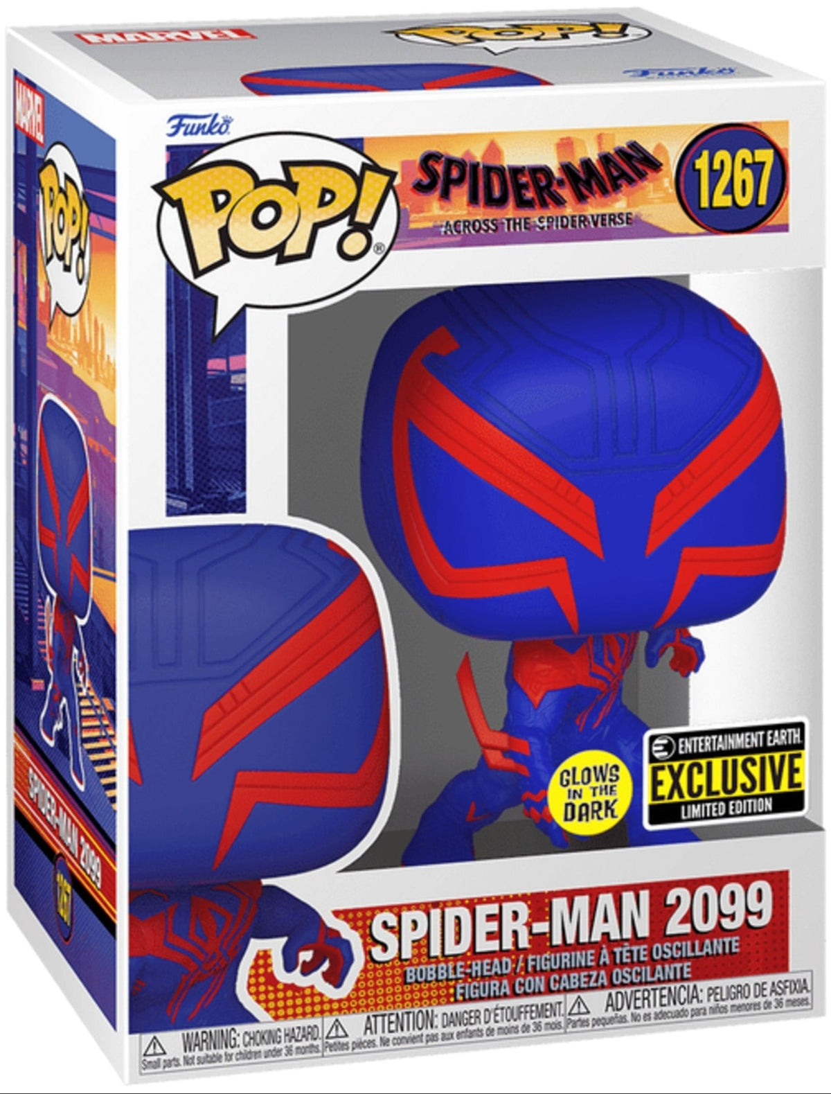 Funko Pop! Spider-Man: Across the Spider-Verse - Spider-Man 2099 Vinyl Figure #1267