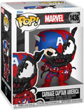 Funko Pop! Marvel Carnageized - Captain America Vinyl Figure #1436
