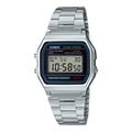 Casio Men Vintage Digital Stainless Steel Watch Silver - A-158WA-1R