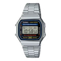 Casio Vintage Digital Stainless Steel Bracelet Watch Silver - A-168WA-1Q