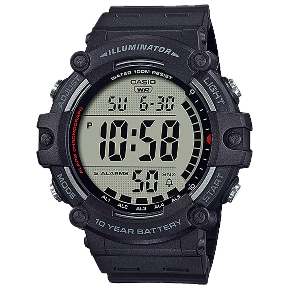 Casio Men Digital Sport Watch with Black Dial - AE-1500WH-1AV