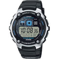 Casio Men Rugged Digital Sport Watch with Stainless Steel Band - AE-2000WD-1A