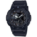 Casio Men Analog-Digital Watch with Black Dial - AEQ-100W-1BV