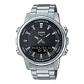 Casio Men Black Dial Analog Digital Stainless Steel Watch - AMW-880D-1AVDF