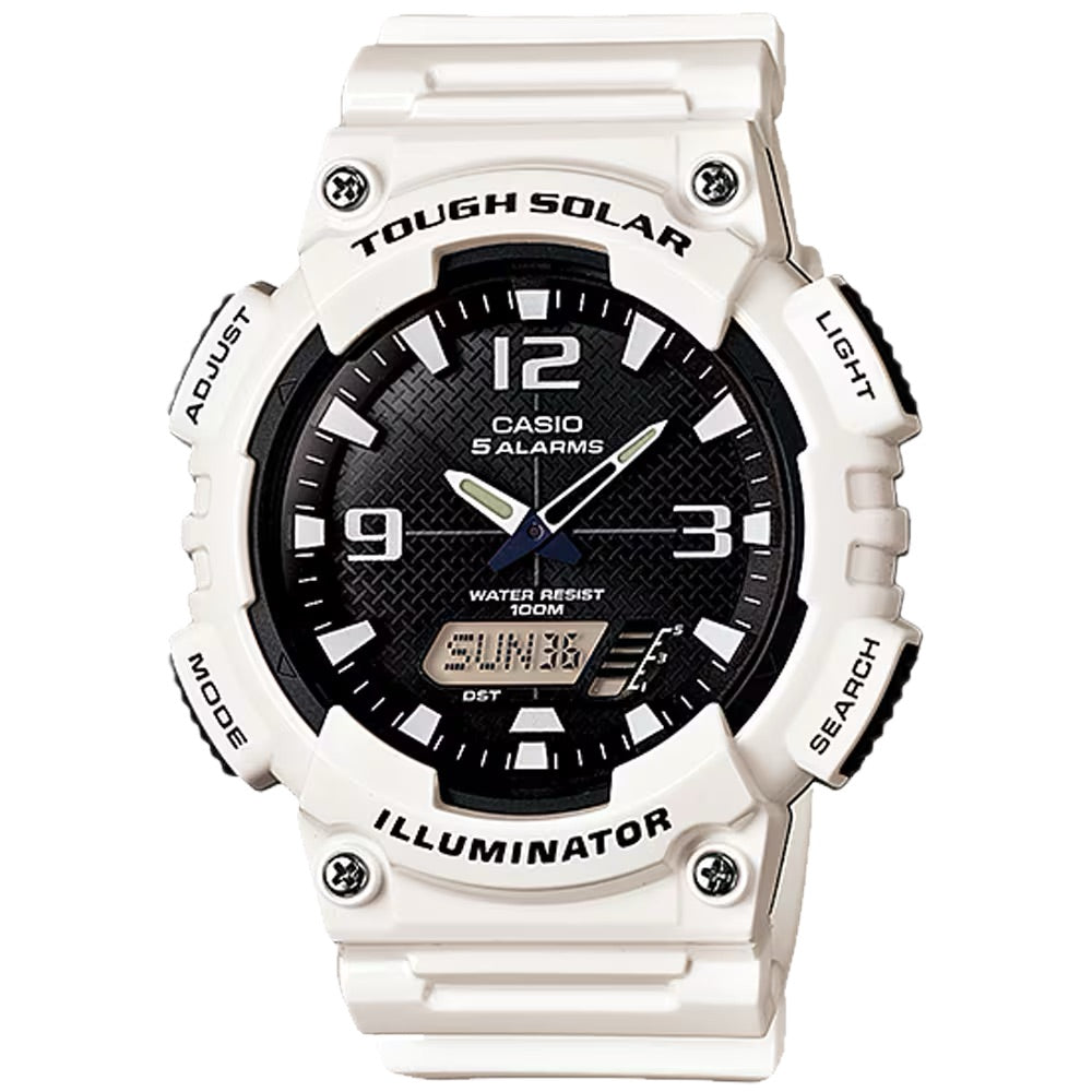 Casio Men Sport Watch with White Band - AQ-S810WC-7AV