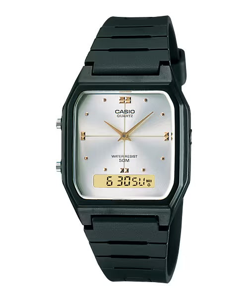 Casio Men Analog-Digital Dual Time Watch - AW-48HE-7AVDF