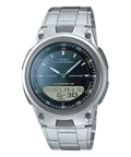 Casio Men Analog-Digital Sport Watch with Stainless Steel Band - AW-80D-1AV