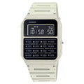Casio Men Vintage Calculator Watch with White Band - CA-53WF-8BCF