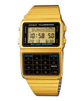 Casio Men Gold Digital Databank Watch with Calculator - DBC-611G-1DF