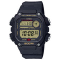 Casio Men Heavy-Duty Black Digital Sport Watch with Gold Accents - DW-291H-9AV