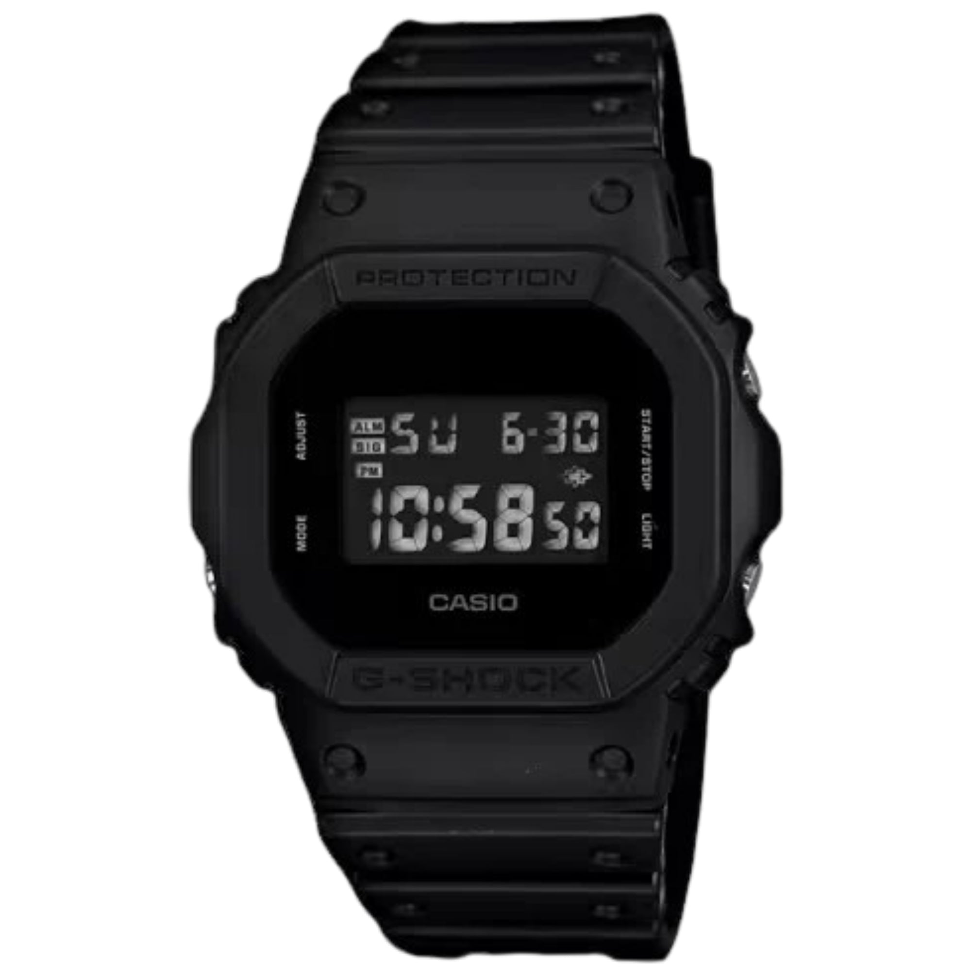 Casio G-SHOCK Men Black Dial Digital Watch Black Resin Strap - DW-5600BB-1DR