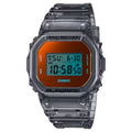 Casio G-SHOCK Men Gray Dial Digital Watch Gray Resin Strap - DW-5600TLS-8DR