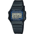Casio Men Illuminator Digital Watch with Blue Backlight - F-105W-1A