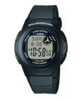 Casio Men Classic Digital Watch with Black Resin Band - F-200W-1AV