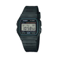 Casio Men Black Digital Watch with Green Dial - F-91W-3HDG