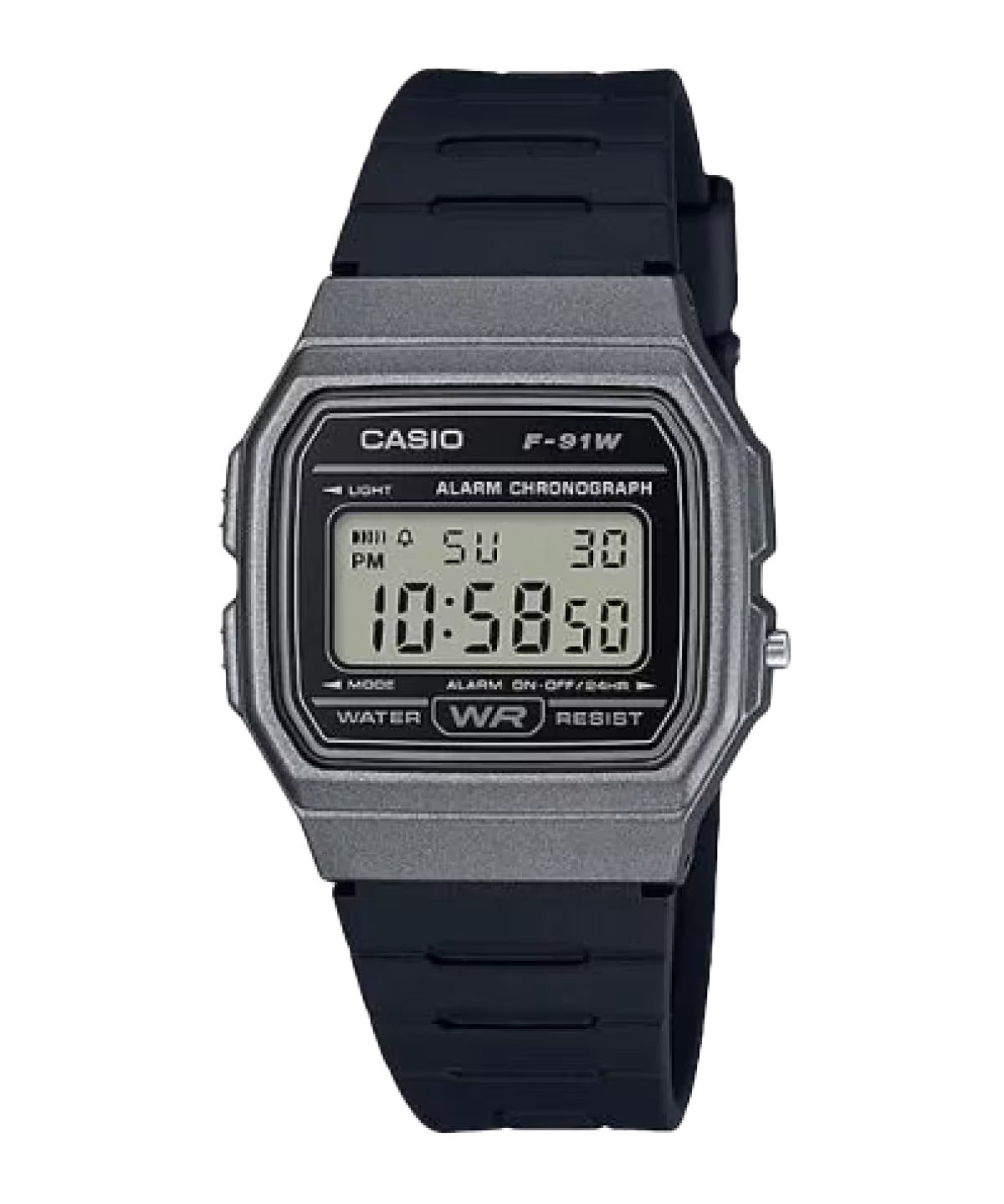 Casio Men Classic Digital Watch with Black Band - F-91WM-1BCF