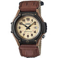 Casio Men Field Watch with Brown Nylon Band - FT-500WC-5BV