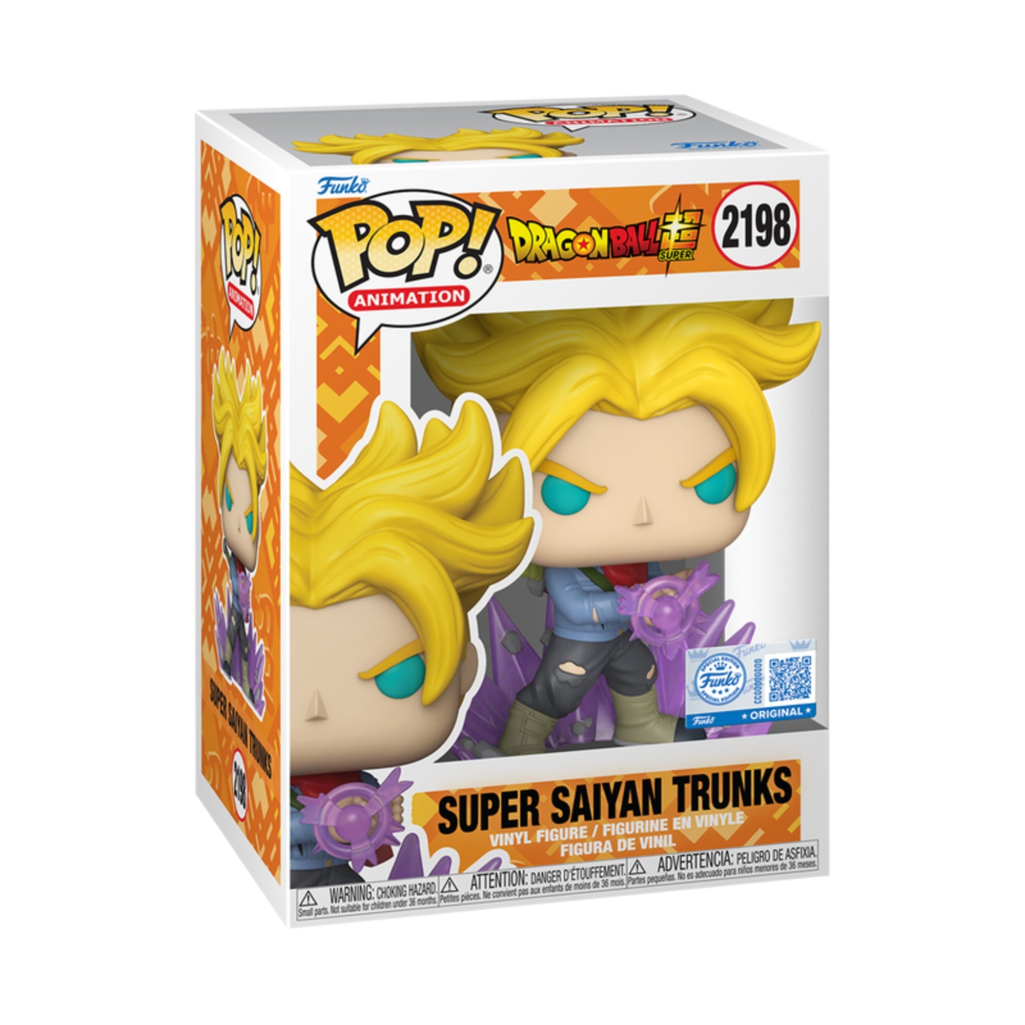 Funko Pop! Dragon Ball Z - Super Saiyan Trunks Vinyl Figure #2198