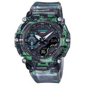 Casio G-SHOCK Men Black Dial Analog/Digital Watch Transparent Resin Strap - GA-2200NN-1ADR