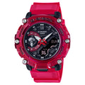 Casio G-SHOCK Men Red Dial Analog/Digital Watch Transparent Red Resin Strap - GA-2200SKL-4ADR