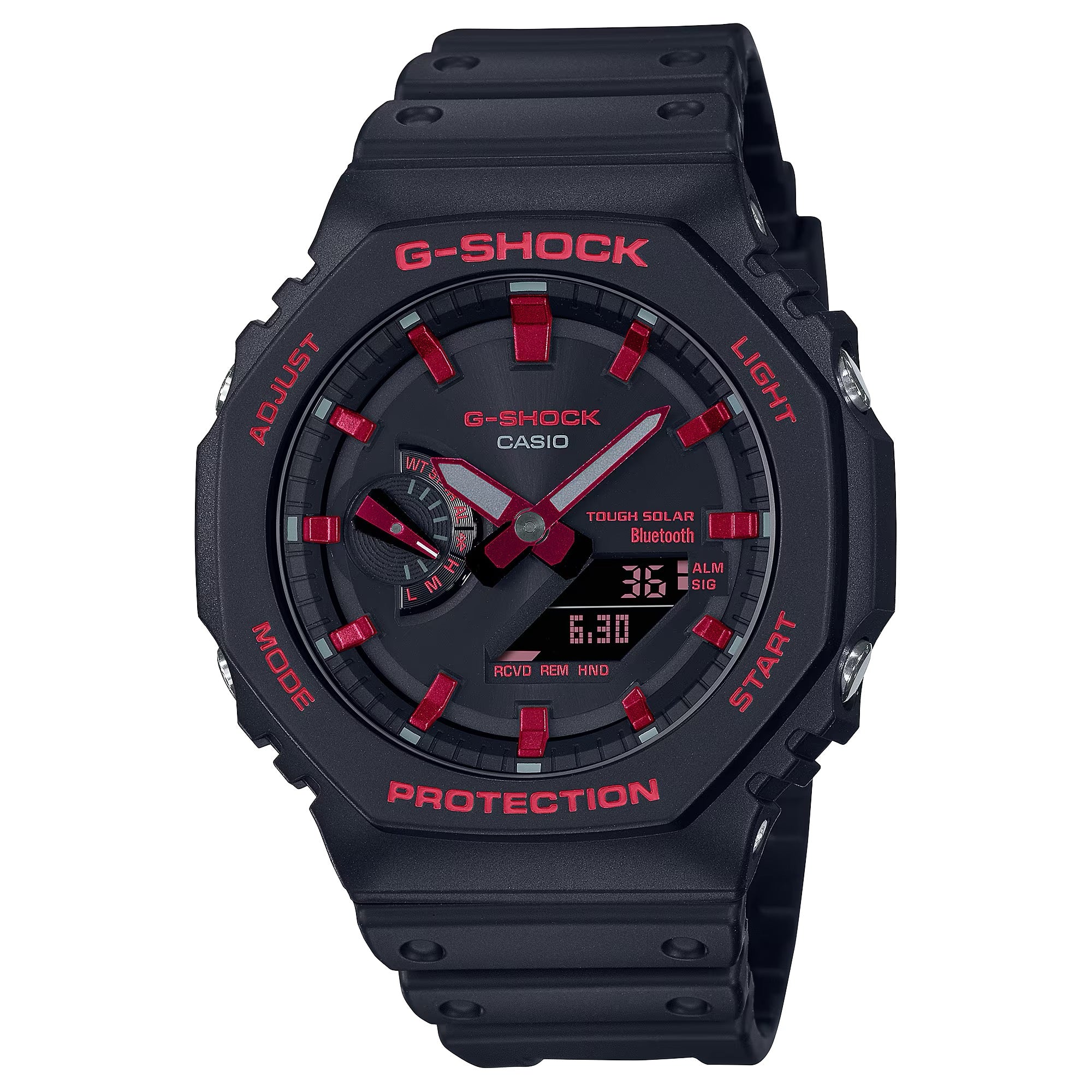 Casio G-Shock Analog Digital Watch with Bluetooth and Carbon Core Guard - GAB-2100BNR-1A
