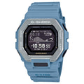 Casio G-SHOCK Men Black Dial Digital Watch Blue Resin Strap Bluetooth Surf Tracker - GBX-100-2ADR