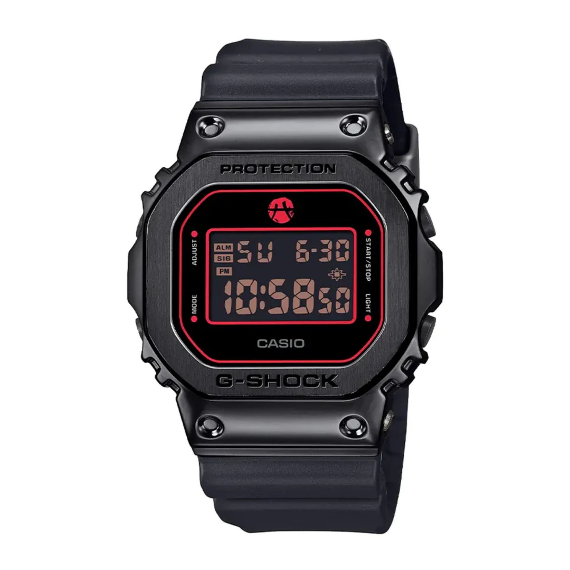 Casio G-SHOCK Men Black Dial Digital Watch Black Bio Resin Strap Metal Bezel Rui Hachimura Edition - GM-5600RH-1DR